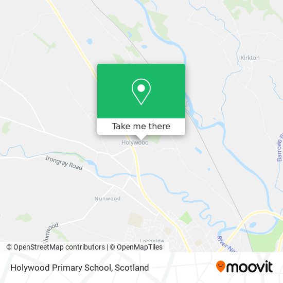 Holywood Primary School map