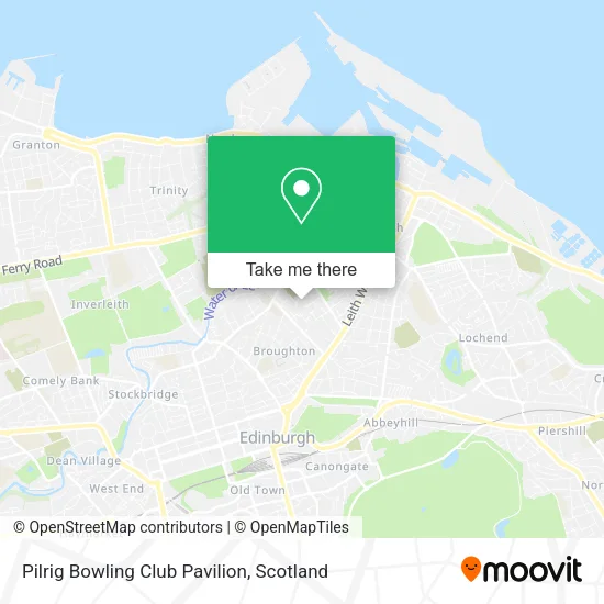 Pilrig Bowling Club Pavilion map