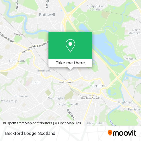Beckford Lodge map