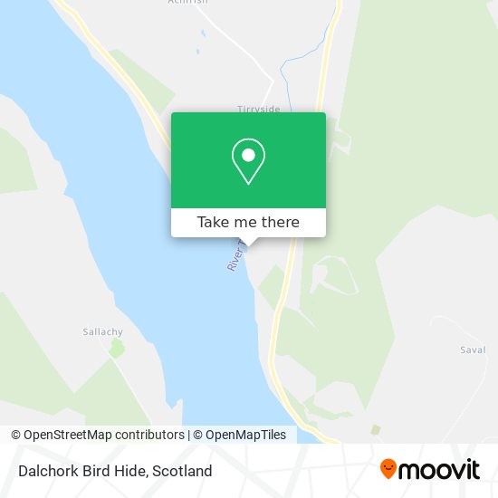 Dalchork Bird Hide map