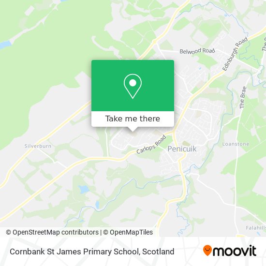 Cornbank St James Primary School map