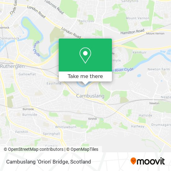 Cambuslang 'Orion' Bridge map