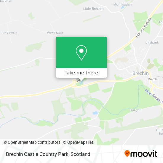 Brechin Castle Country Park map