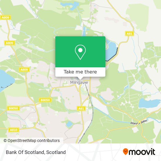 Bank Of Scotland map