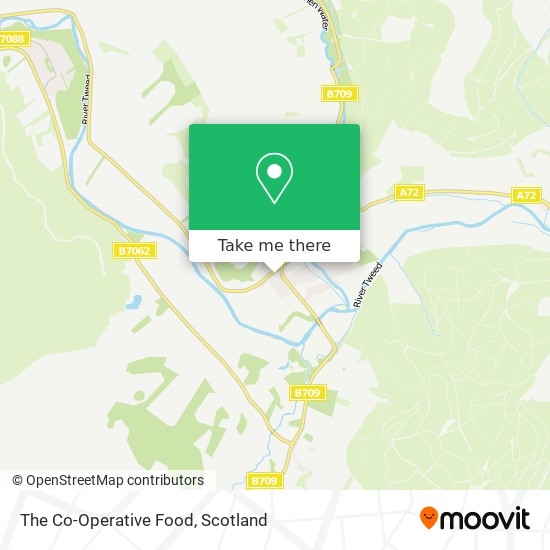 The Co-Operative Food map