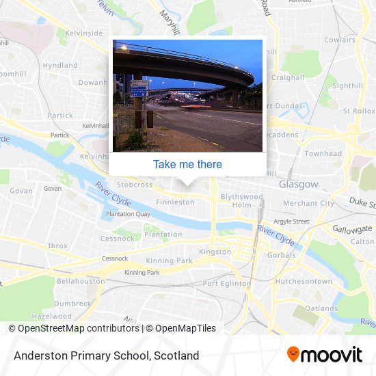 Anderston Primary School map