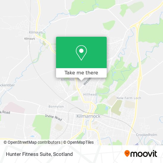 Hunter Fitness Suite map