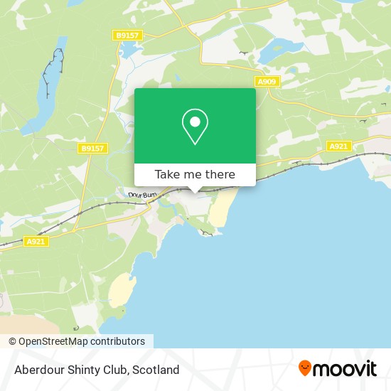 Aberdour Shinty Club map