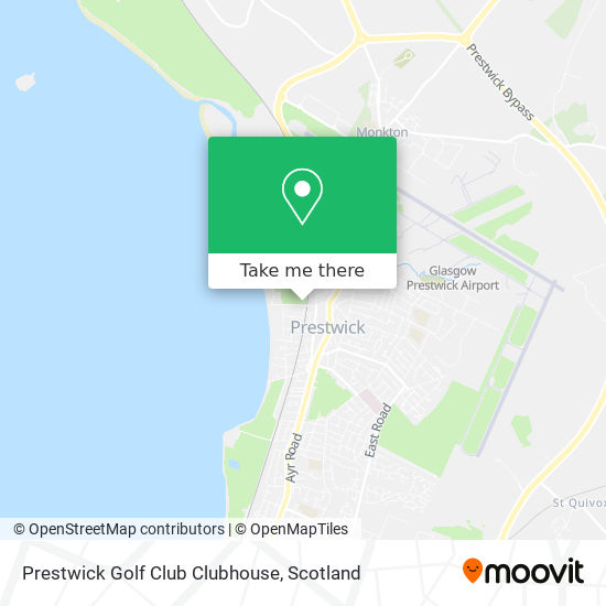 Prestwick Golf Club Clubhouse map