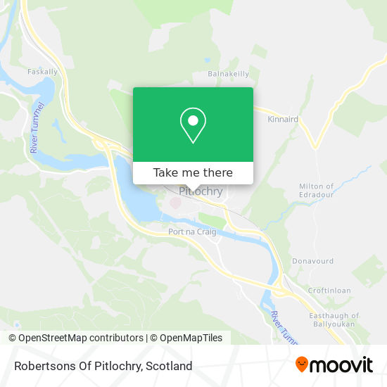 Robertsons Of Pitlochry map