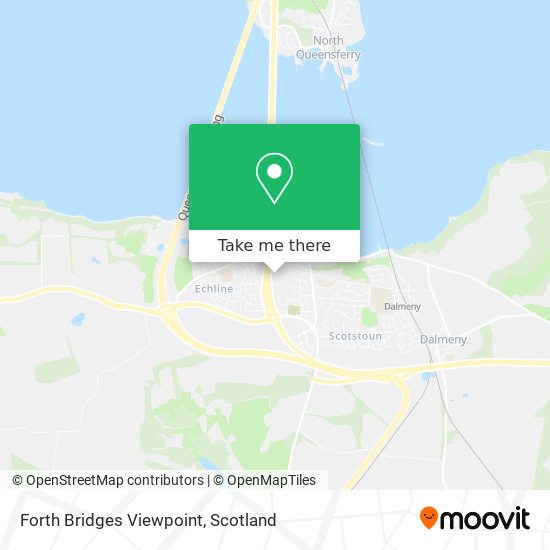 Forth Bridges Viewpoint map