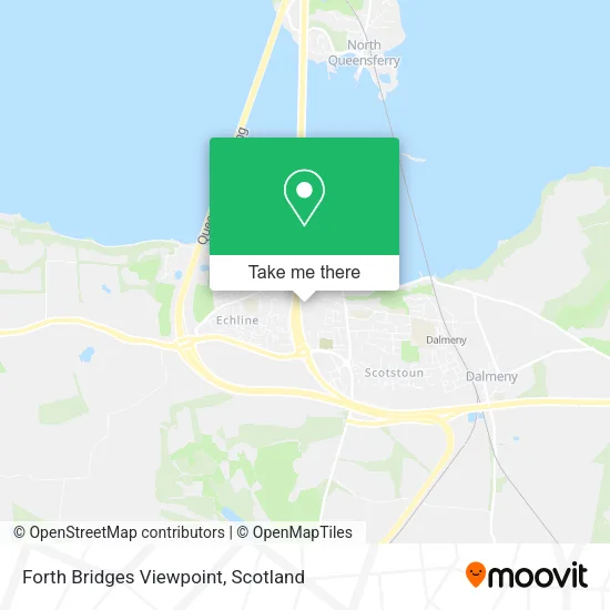 Forth Bridges Viewpoint map