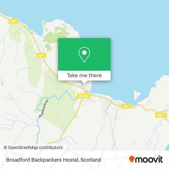 Broadford Backpackers Hostel map
