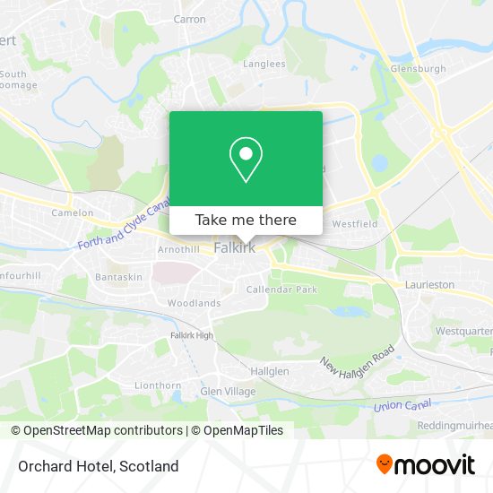 Orchard Hotel map