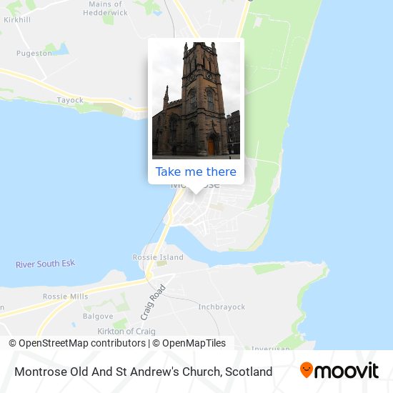 Montrose Old And St Andrew's Church map