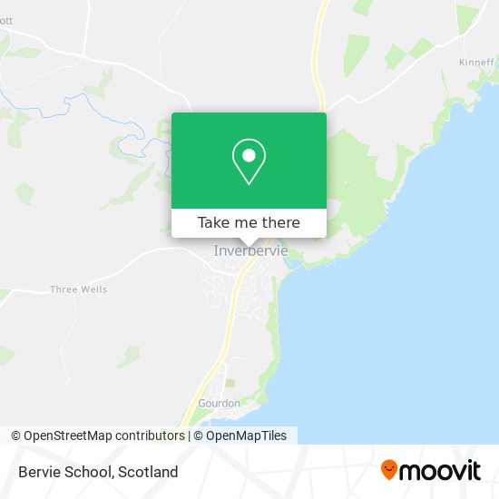 Bervie School map