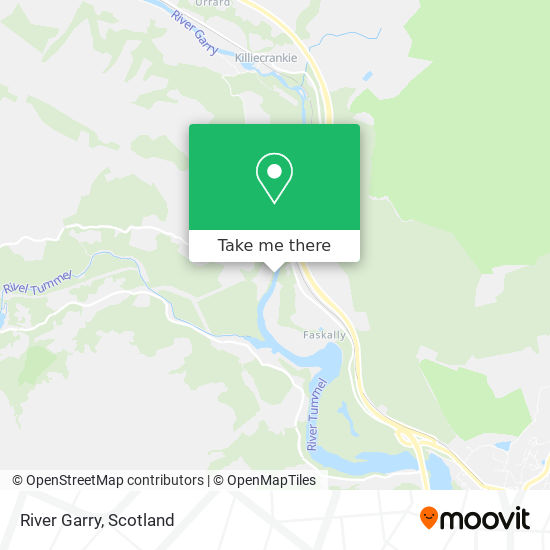 River Garry map