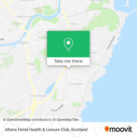 Altens Hotel Health & Leisure Club map