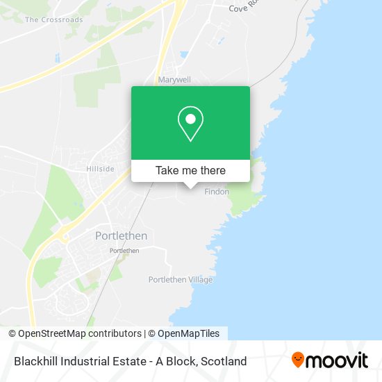 Blackhill Industrial Estate - A Block map