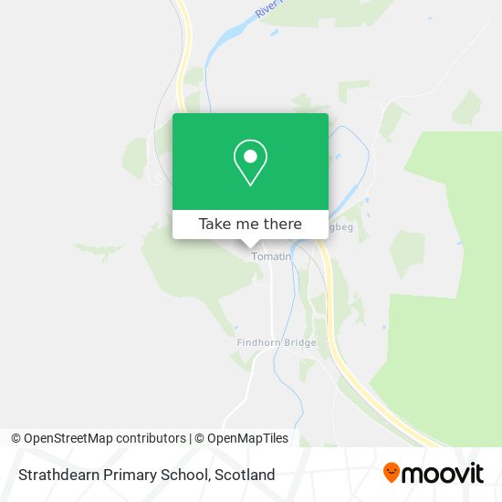 Strathdearn Primary School map
