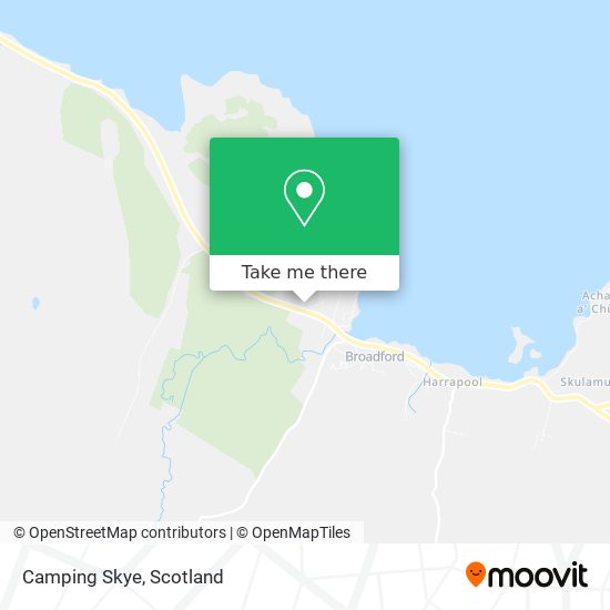 Camping Skye map