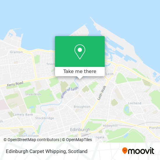 Edinburgh Carpet Whipping map