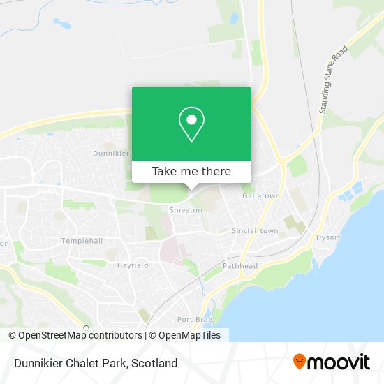 Dunnikier Chalet Park map