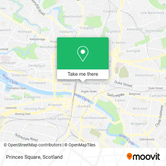 Princes Square map