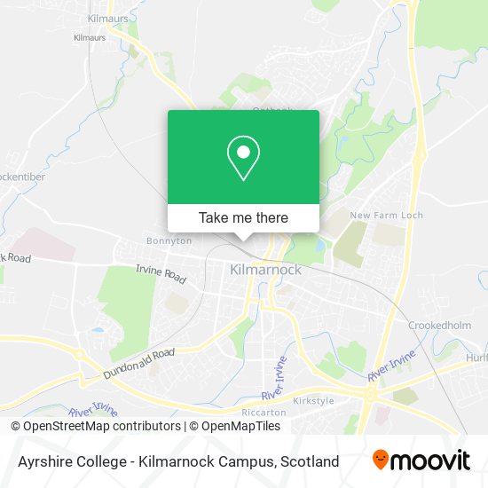 Ayrshire College - Kilmarnock Campus map