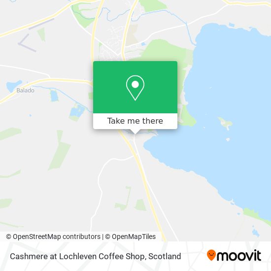 Cashmere at Lochleven Coffee Shop map