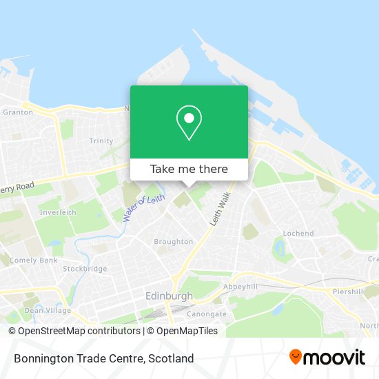 Bonnington Trade Centre map