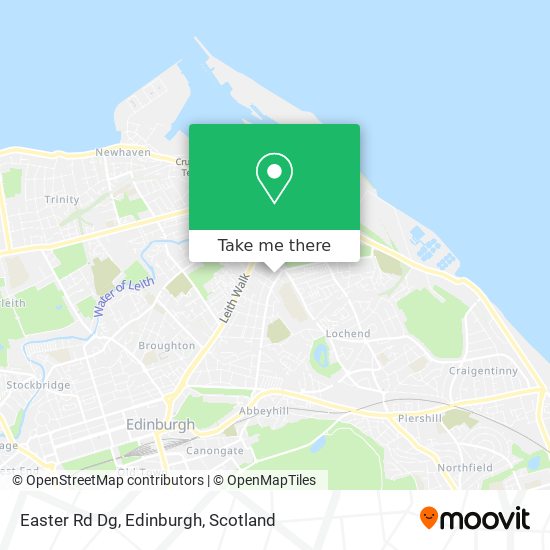 Easter Rd Dg, Edinburgh map