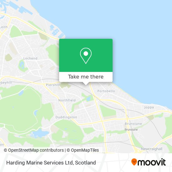 Harding Marine Services Ltd map