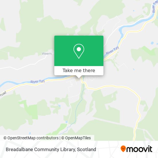 Breadalbane Community Library map