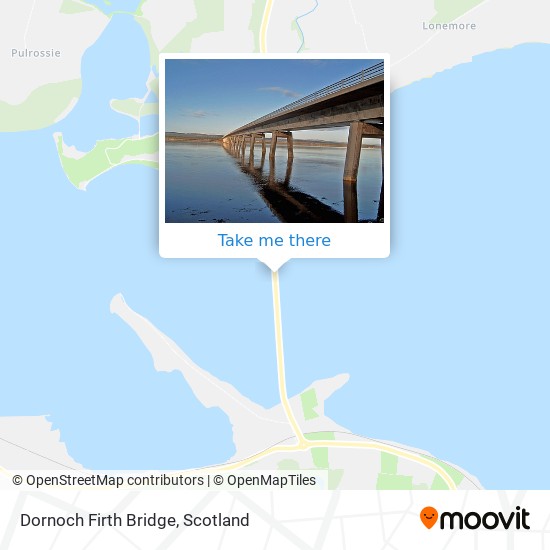 Dornoch Firth Bridge map