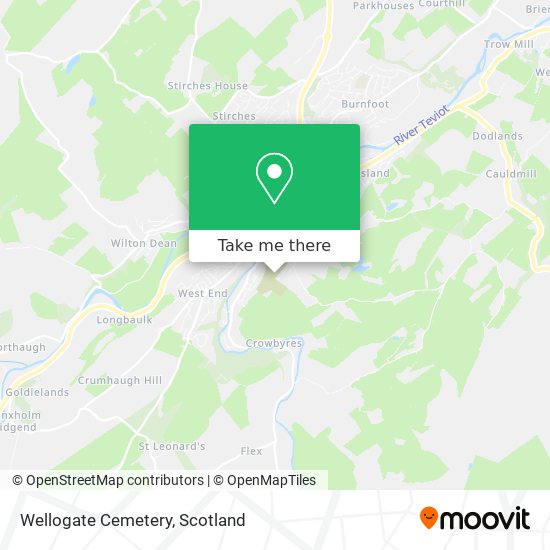 Wellogate Cemetery map