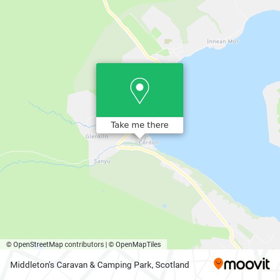 Middleton's Caravan & Camping Park map