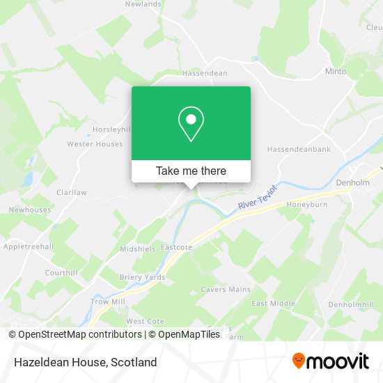 Hazeldean House map