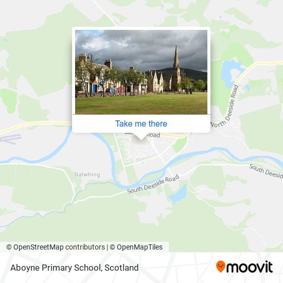 Aboyne Primary School map