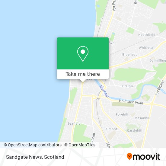 Sandgate News map