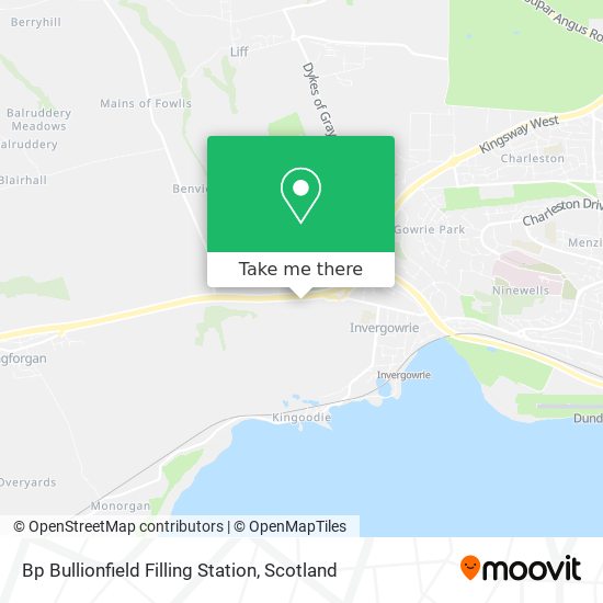 Bp Bullionfield Filling Station map