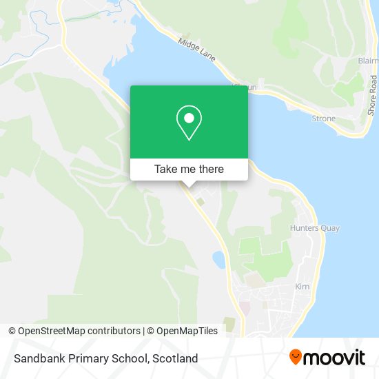 Sandbank Primary School map