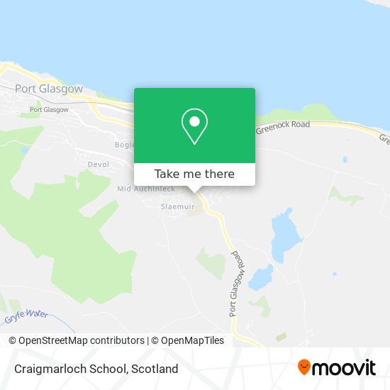 Craigmarloch School map
