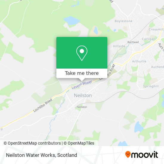 Neilston Water Works map