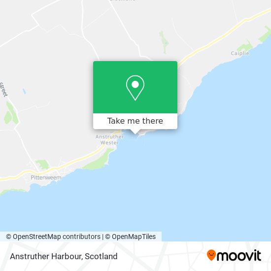 Anstruther Harbour map