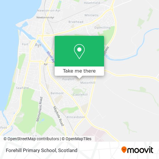 Forehill Primary School map