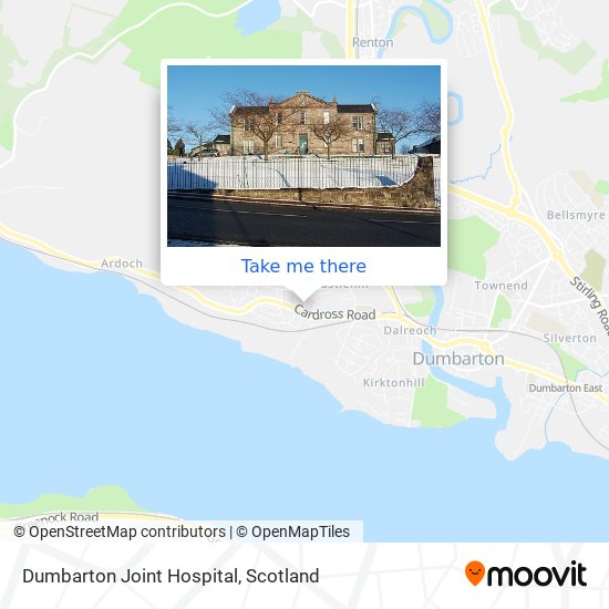 Dumbarton Joint Hospital map