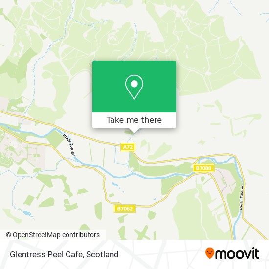 Glentress Peel Cafe map