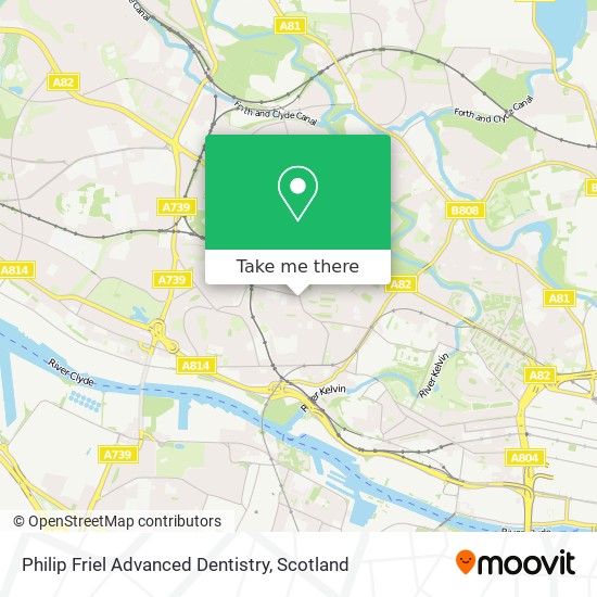 Philip Friel Advanced Dentistry map