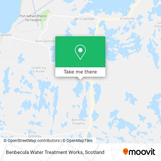 Benbecula Water Treatment Works map